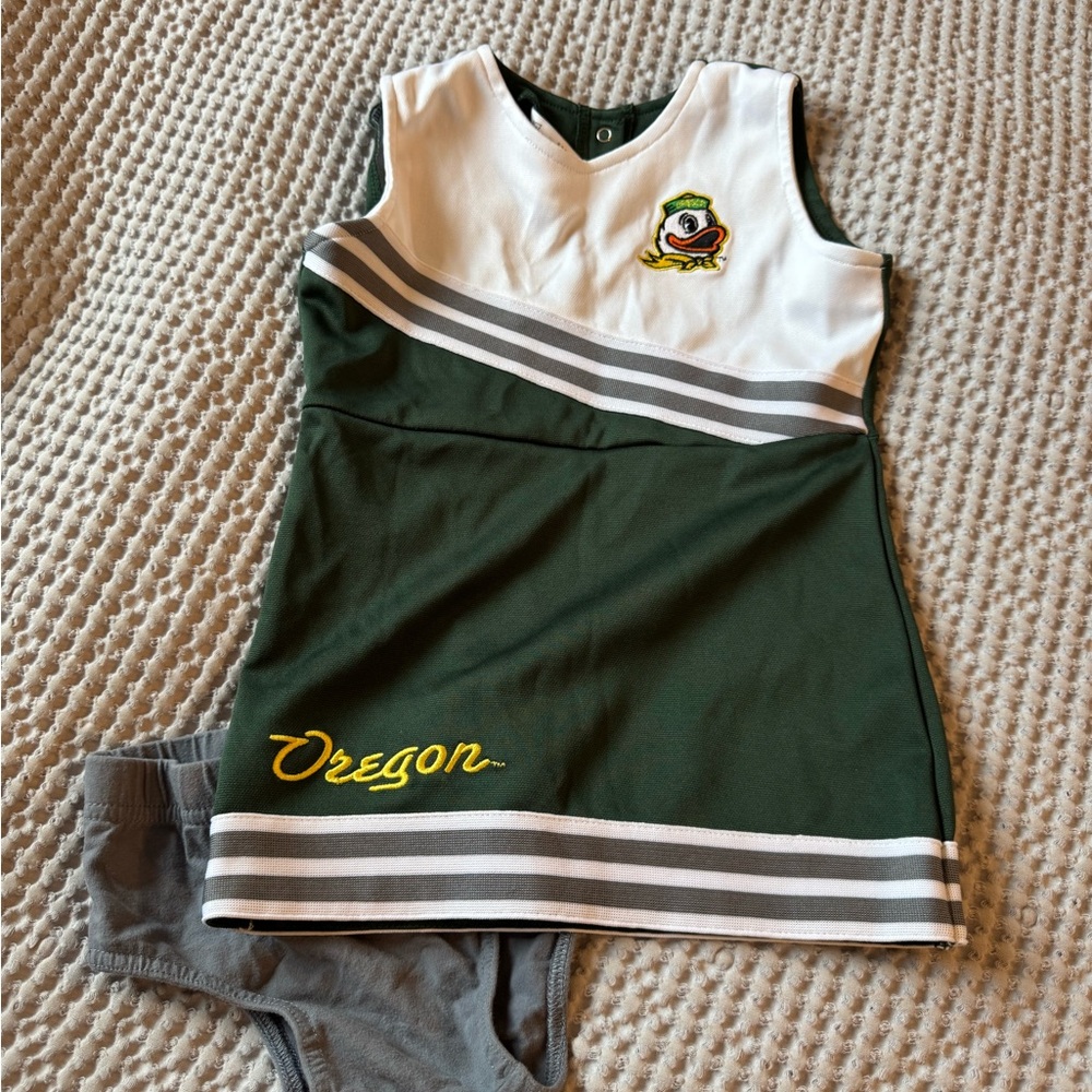 Toddler Girls Oregon Cheerleader Outfit